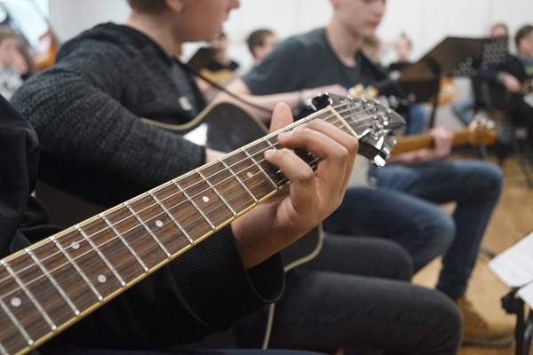 Guitarhold på Bankagerskolen